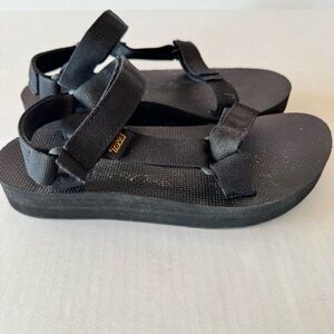 Teva Original Universal Midform Sandal Black Womens Size 9 Outdoor Gorpcore